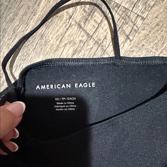 American Eagle Outfitters Black Strappy Bodysuit - Picture 2 of 5